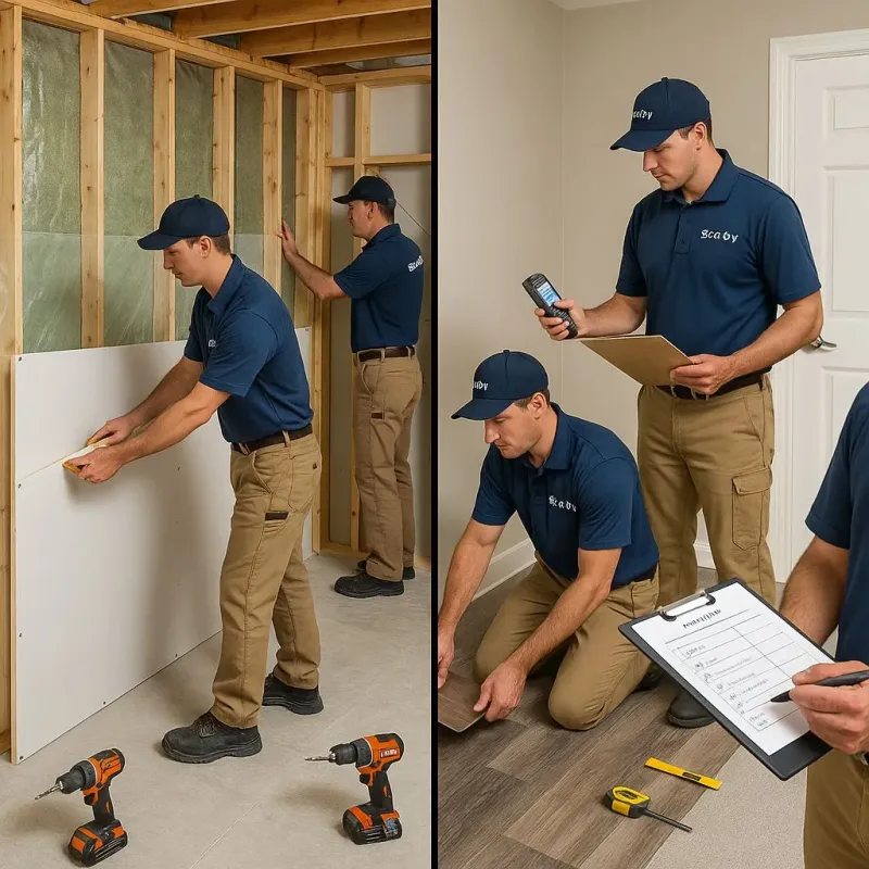 Repairs and Reconstruction process in Highwood, IL